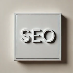 An SEO sign that represents SEO